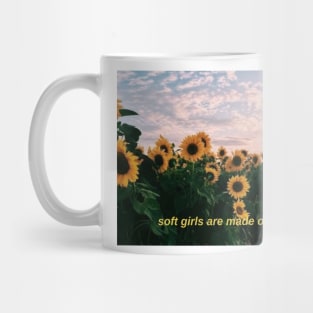 soft girls are made of sunshine Mug